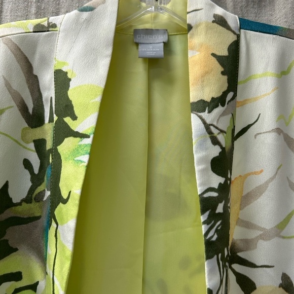 Chicos' Spring Paradise Duster/ Size 3 - Picture 7 of 14